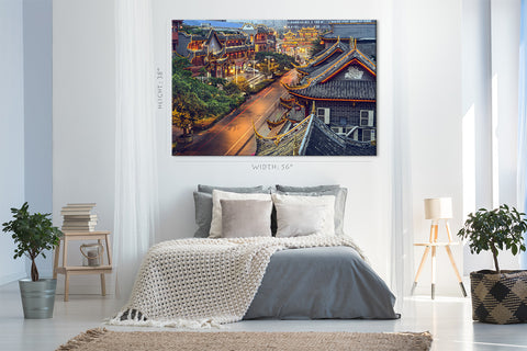 Canvas Print -  Traditional Qintai Road District At Chengdu, China #E0324