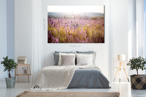 Canvas Print -  Lavender Field At Morning #E0790