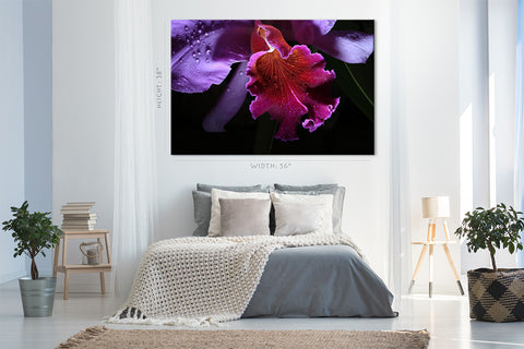 Impression sur toile - Orchidée en fleurs #E0668