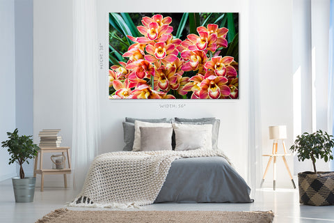 Impression sur toile - Bouquet de belles orchidées #E0721