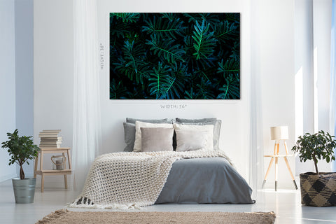 Canvas Print -  Green Tropical Leafs #E0826