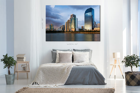 Canvas Print - Bangkok Cityscape ، Business District #E0306