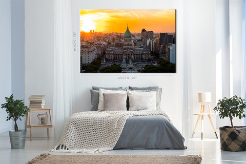 Canvas Print - National Congress Building di Buenos Aires #E0263