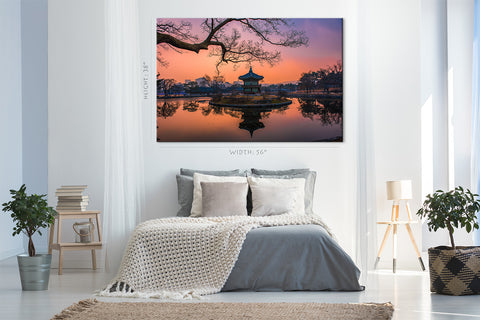 Print Canvas - قصر Gyeongbokgung ، سيول ، كوريا الجنوبية #E0441