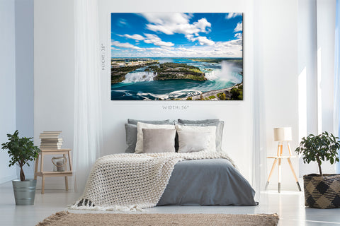 Canvas Print -  Panorama Of Niagara Waterfall, Canada #E0580