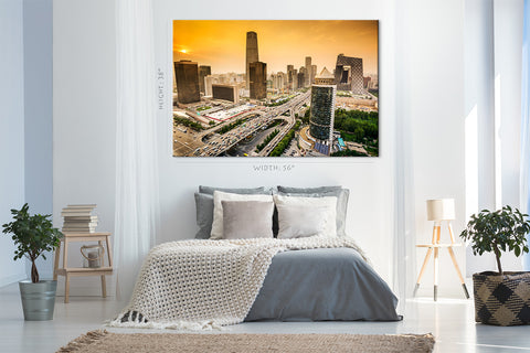 Impression sur toile - Pékin Skyline, Chine #E0427