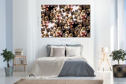 Canvas Print - Wild Flowers ، لوحة مائية #E0847