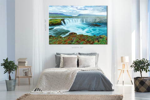Canvas Print -  Godafoss Waterfall, Iceland #E0497
