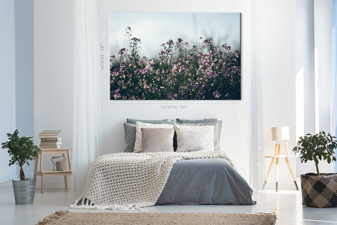 Canvas Print -  Flowers At Cloudy Day #E0802