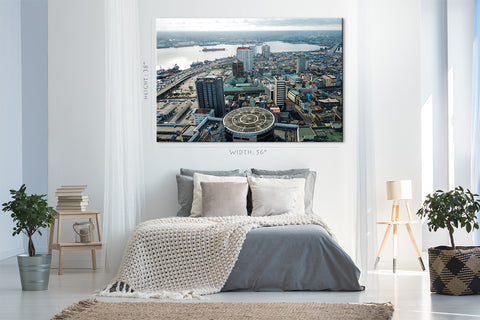 Canvas Print - Lagos Island Cityscape ، Nigeria #E0366