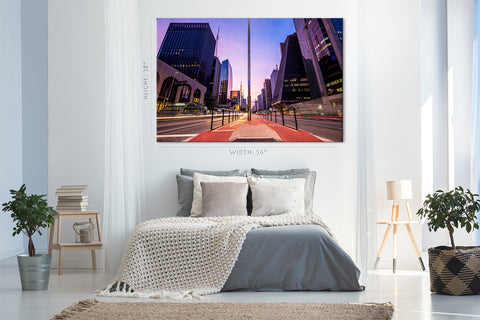 Canvas Print -  Paulista Avenue, San Paulo, Brazil #E0379