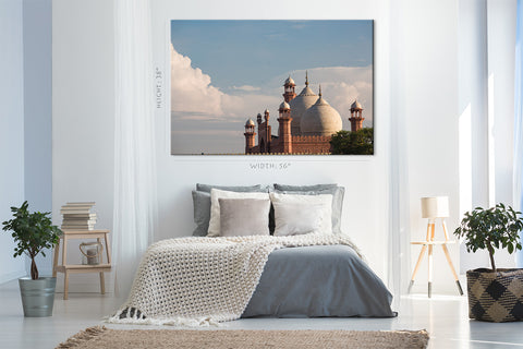 Impressão de lona - a mesquita do imperador Lahore Skyline #e0222