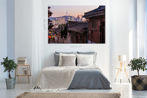 Canvas Print - Bukchon Hanok District ، سيول ، كوريا الجنوبية #E0442