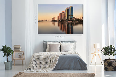 Canvas Print -  Cairo Skyline Egypt, Nile River #E0360