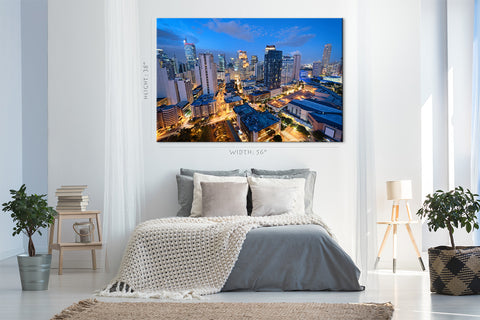 Canvas Print -  Manila Skyline, Philippines #E0424