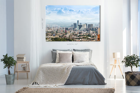 Canvas Print -  Panoramic View Of Mexico City Downtown, Mexico #E0367