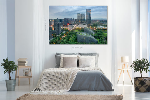 Canvas Print -  Bird Nest Stadium In Beijing. #E0336