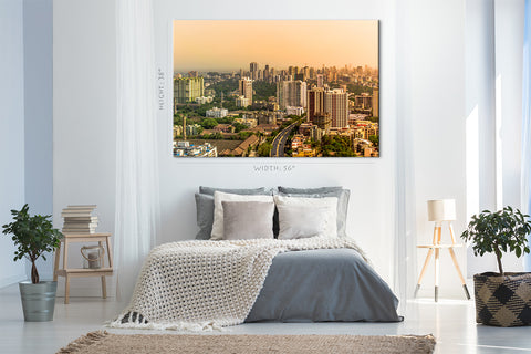 Canvas Print - Mumbai Skyscape ، India #E0415