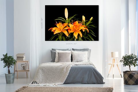 Canvas Print -  Wonderful Orange Lilies #E0691