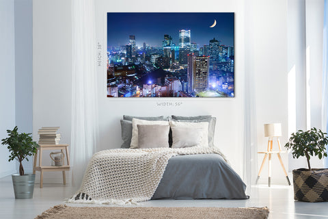 Canvas Print -  Roppongi District Nightscape, Tokyo, Japan #E0479